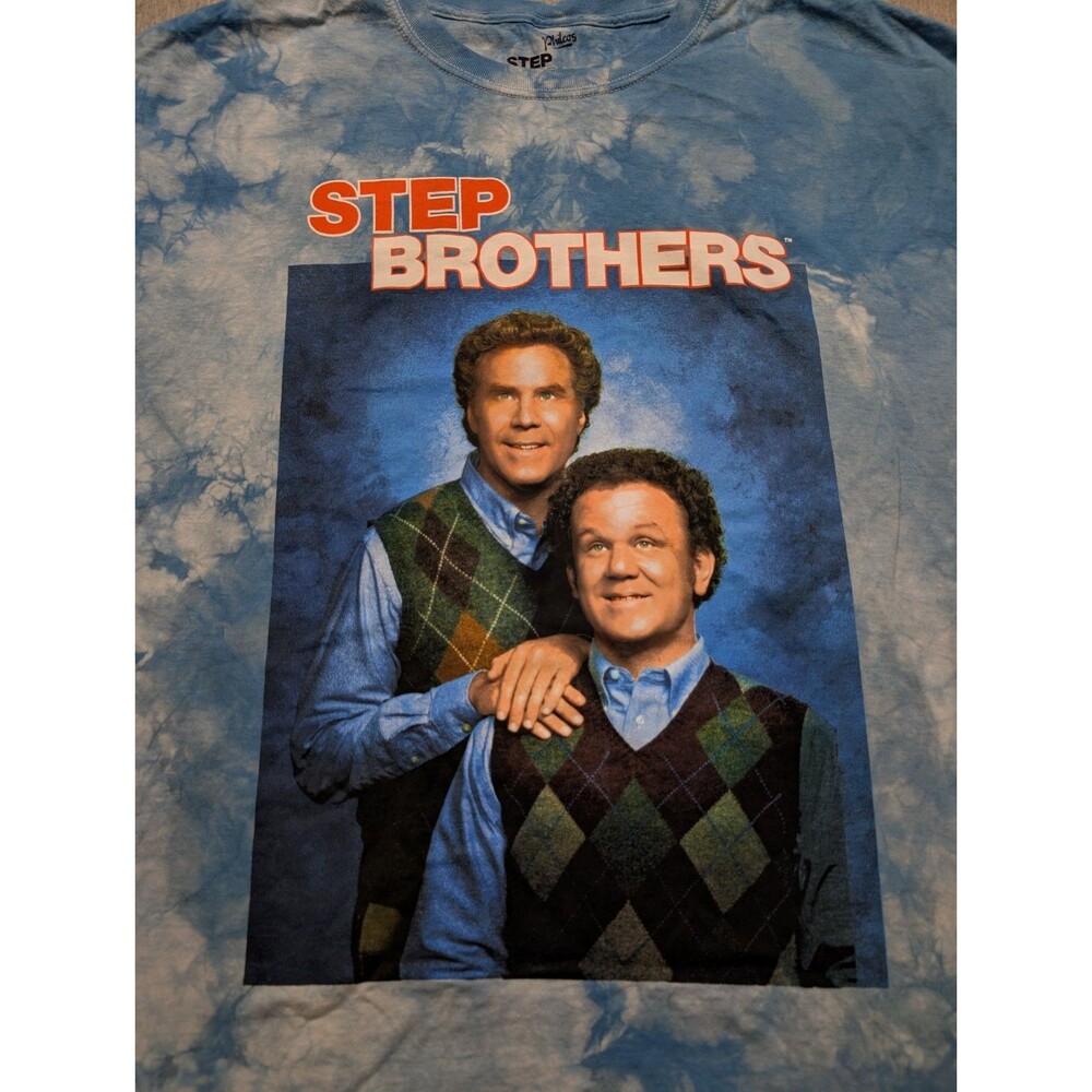Philcos Step Brothers Blue Tie Dye Will Ferrell/John C Reilly Shirt Medium - Picture 4 of 11